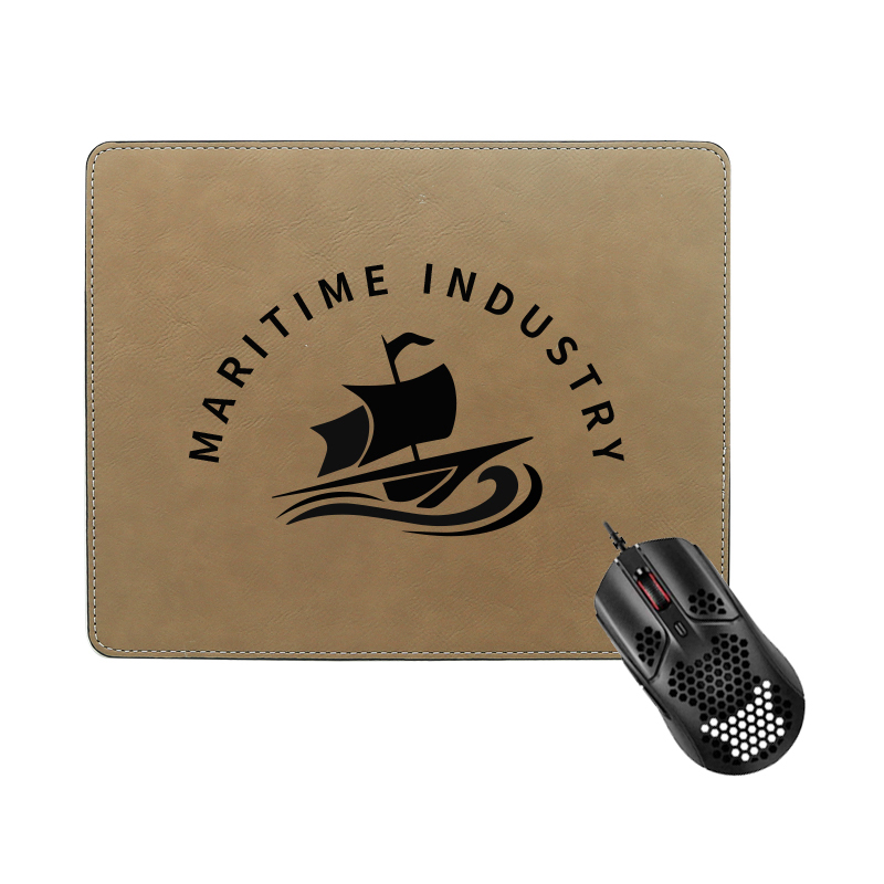 Laserbar Leatherette rektangel musmatta 25*20cm