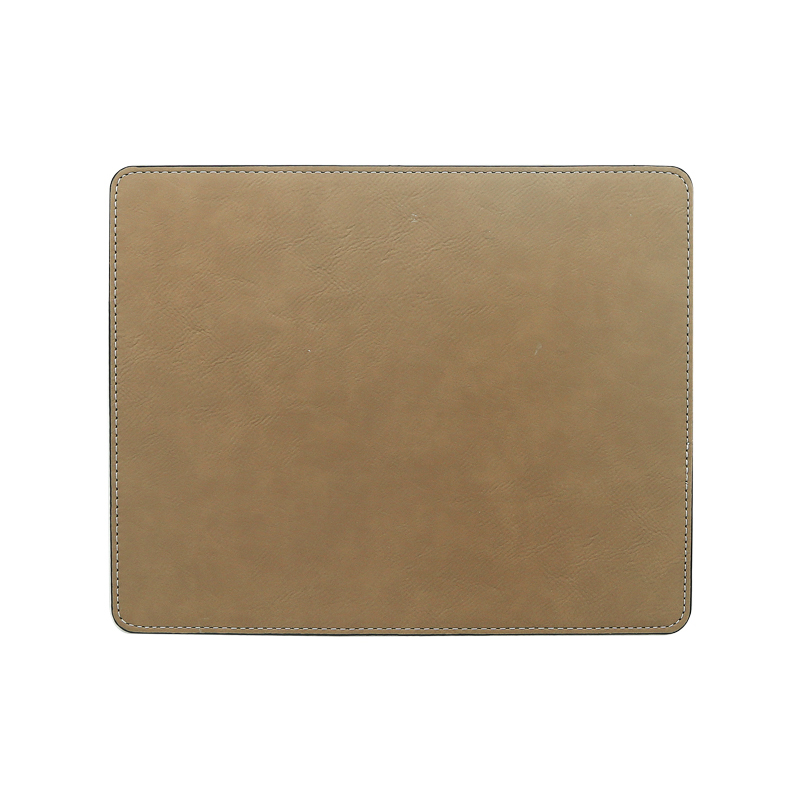 Laserbar Leatherette rektangel musmatta 25*20cm