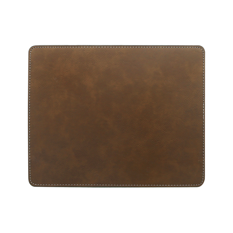 Laserbar Leatherette rektangel musmatta 25*20cm