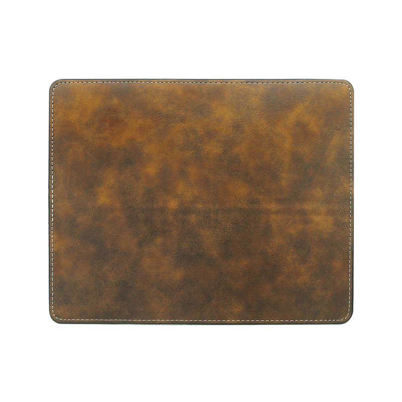 Laserbar Leatherette rektangel musmatta 25*20cm