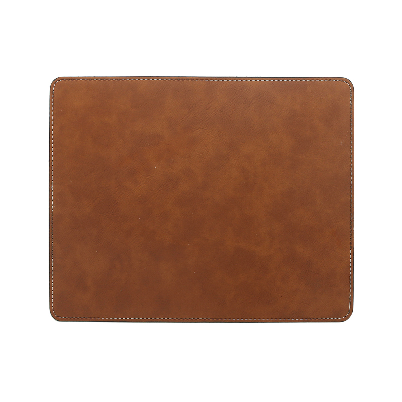 Laserbar Leatherette rektangel musmatta 25*20cm