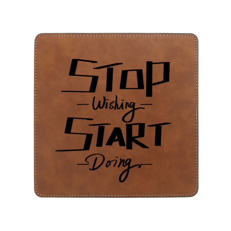 Laserbar Leatherette Square Mouse Pad 20*20cm