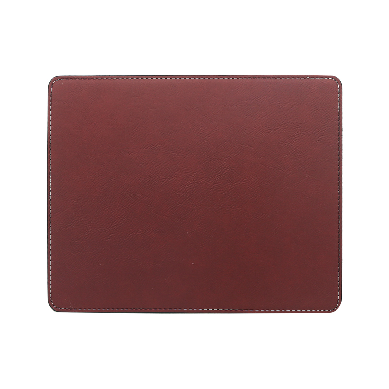 Laserbar Leatherette rektangel musmatta 25*20cm