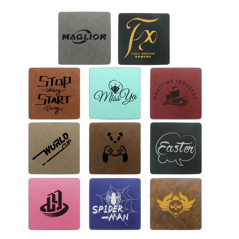 Laserbar Leatherette Square Mouse Pad 20*20cm