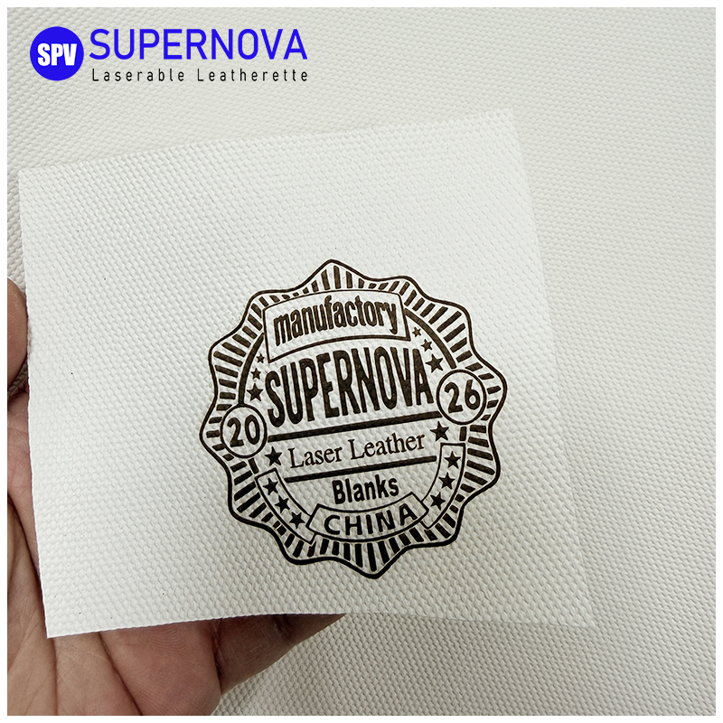 Canvas Pro White laserbara konstläderark med klister/utan klister