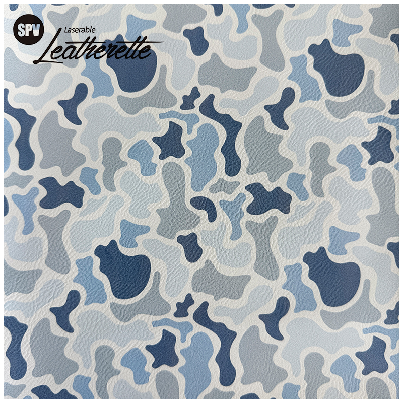 Camouflage Laserable läderark med lim/utan lim