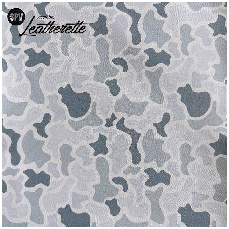 Camouflage Laserable läderark med lim/utan lim