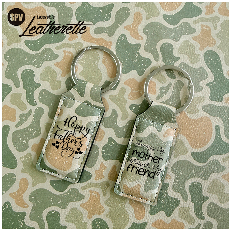 Camouflage Laserable läderark med lim/utan lim