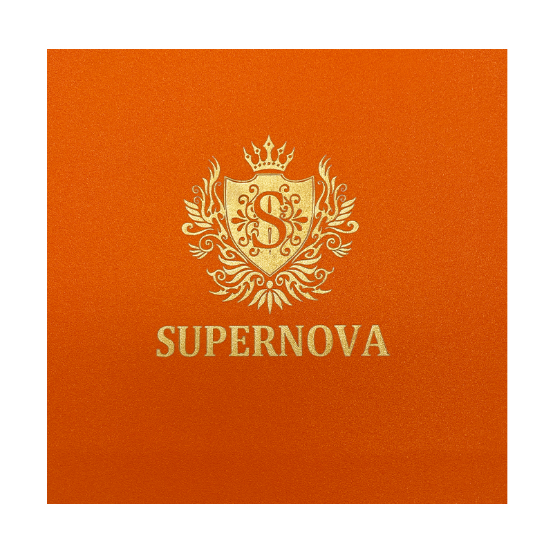 Lasergraverat guld Kraftpapper presentförpackning