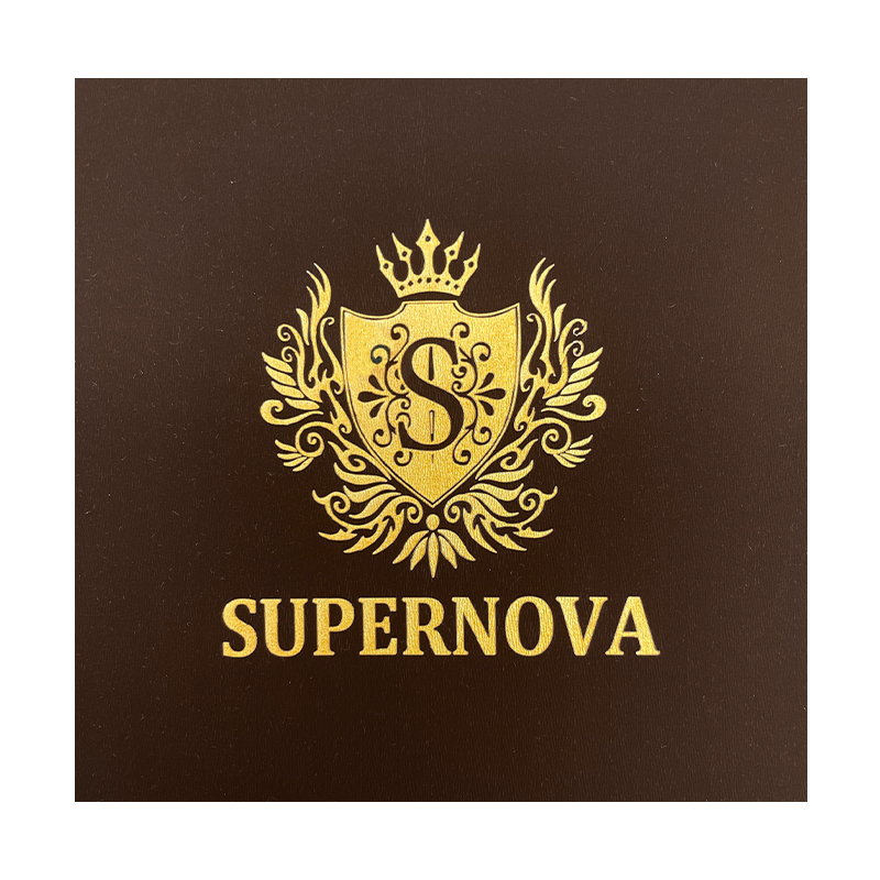 Lasergraverat guld Kraftpapper presentförpackning