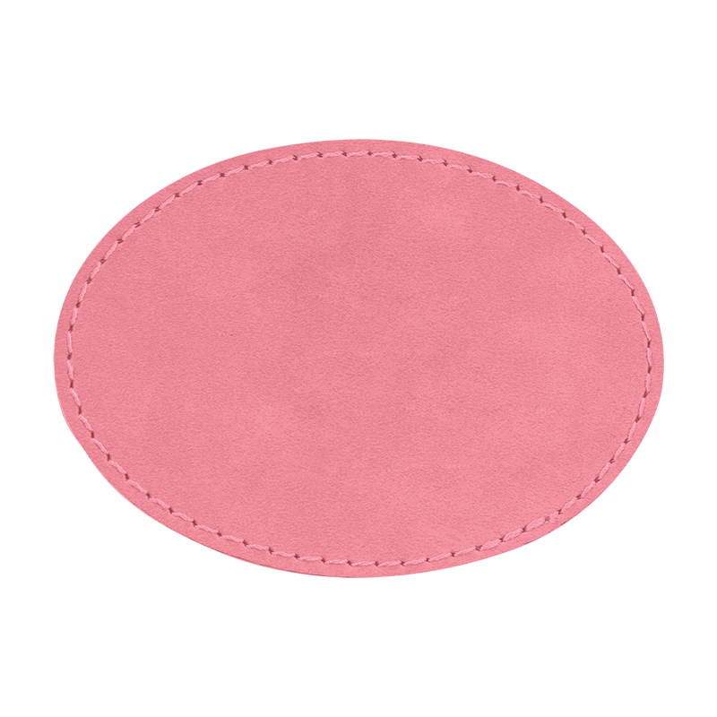 3' x 2' ovala läderlappar