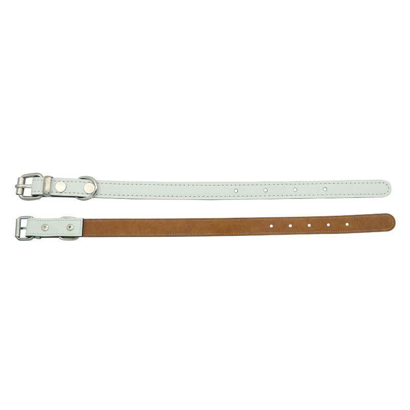 Sublimation läderhalsband för hund - S