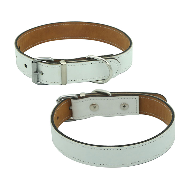 Sublimation Leatherette Hundhalsband - M