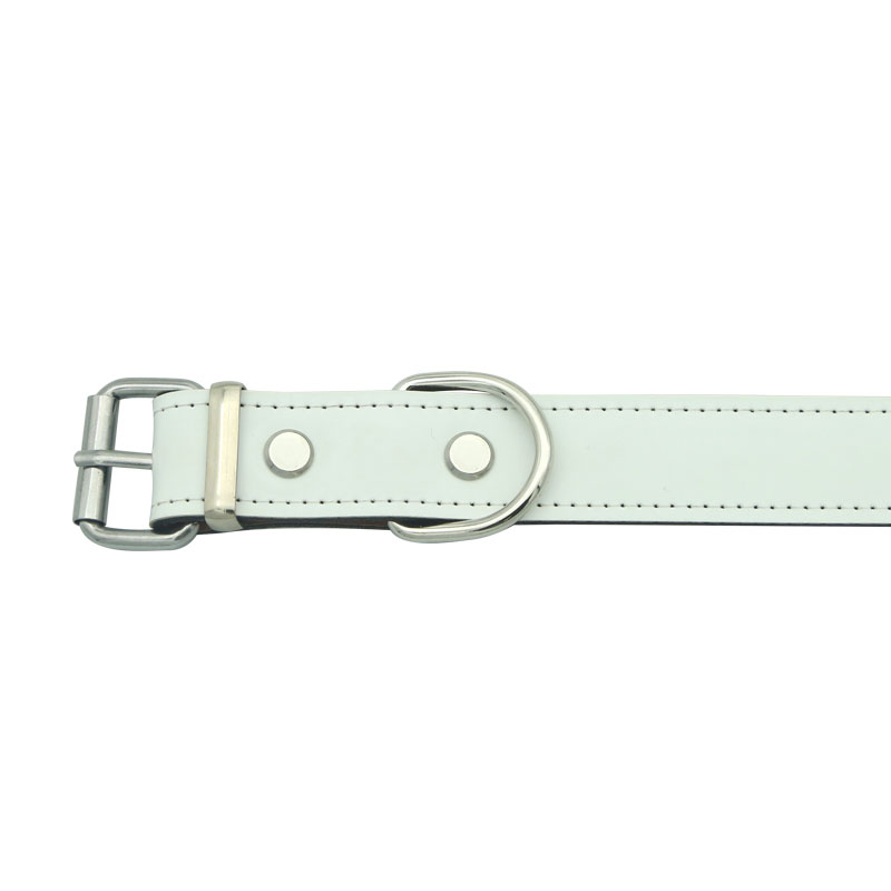 Sublimation läderhalsband för hund - L