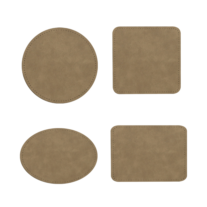 3' x 2' rektangelsublimeringsläderlappar med lim 3' x 2' rektangelsublimeringsläderlappar med lim