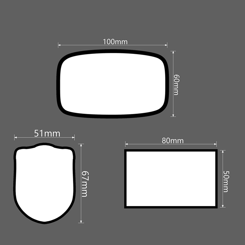 3' x 2' rektangelsublimeringsläderlappar med lim 3' x 2' rektangelsublimeringsläderlappar med lim