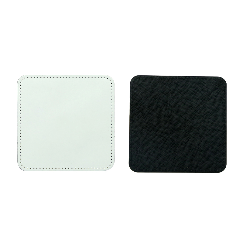 Sublimation PU Läder Mugg Underlägg - Square