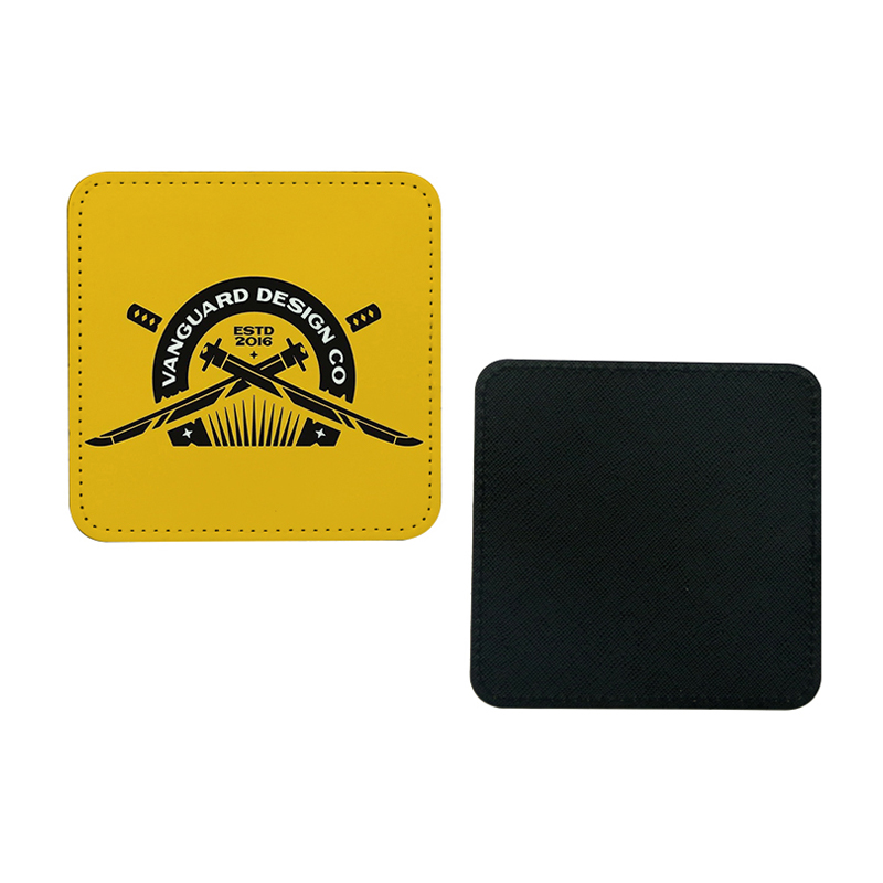 Sublimation PU Läder Mugg Underlägg - Square