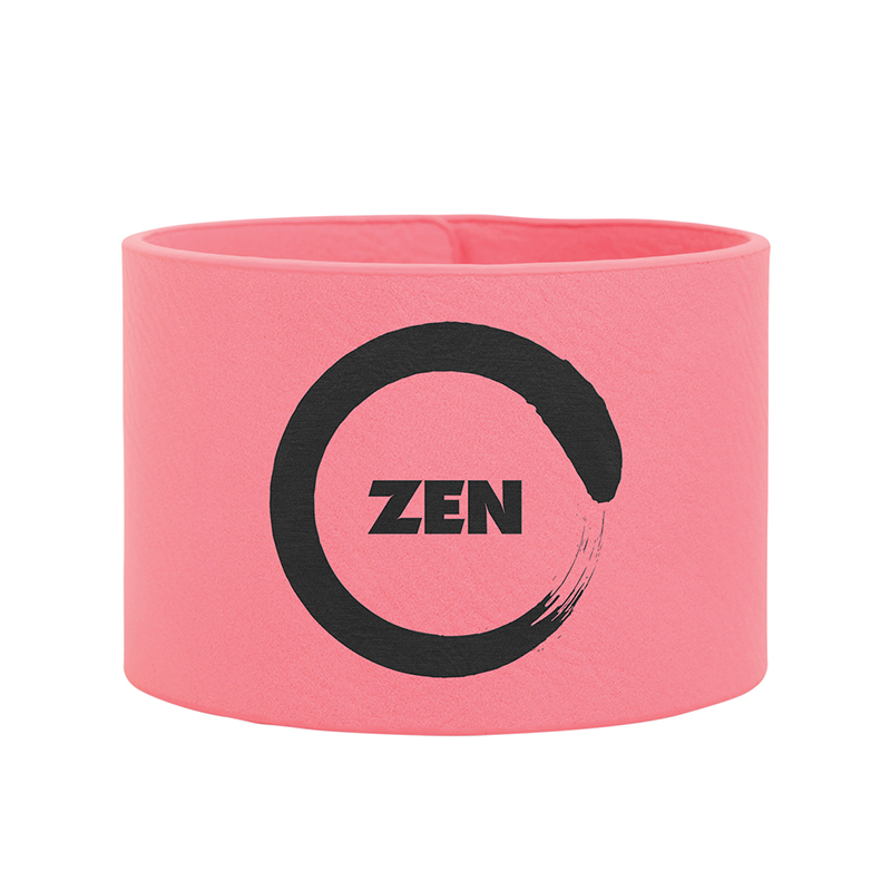 9 1/2' x 1' Laserbar lädermanschettarmband