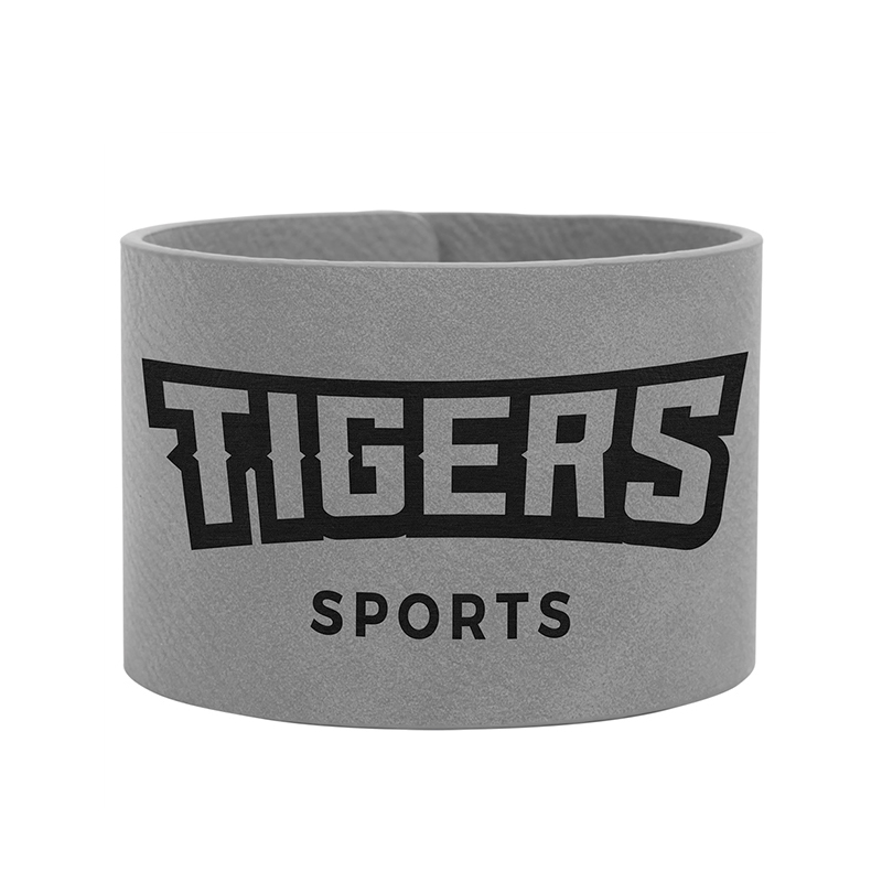 9 1/2' x 1' Laserbar lädermanschettarmband