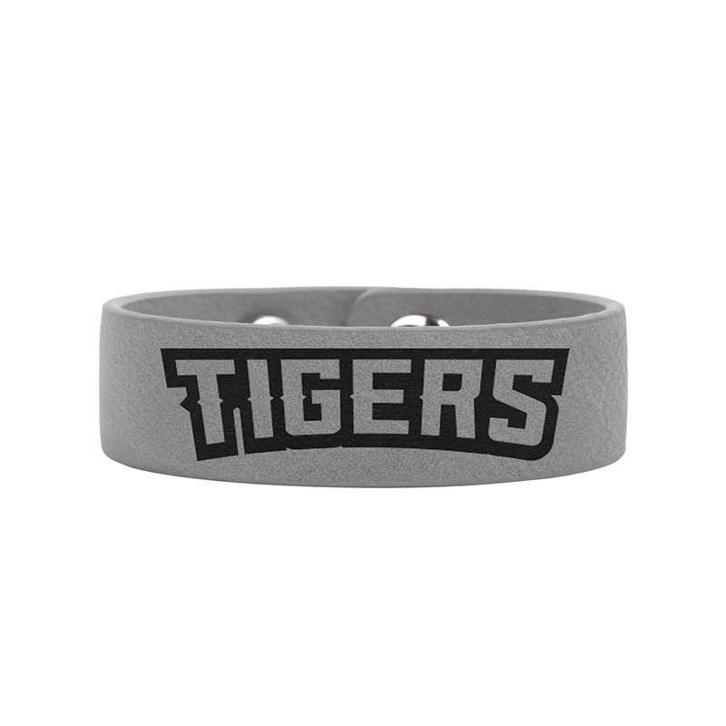 9 1/2' x 1' Laserbar lädermanschettarmband
