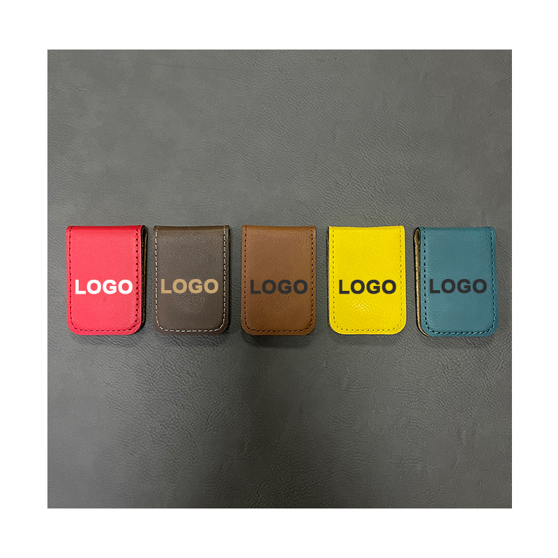 Laserbar konstläder Money Clip