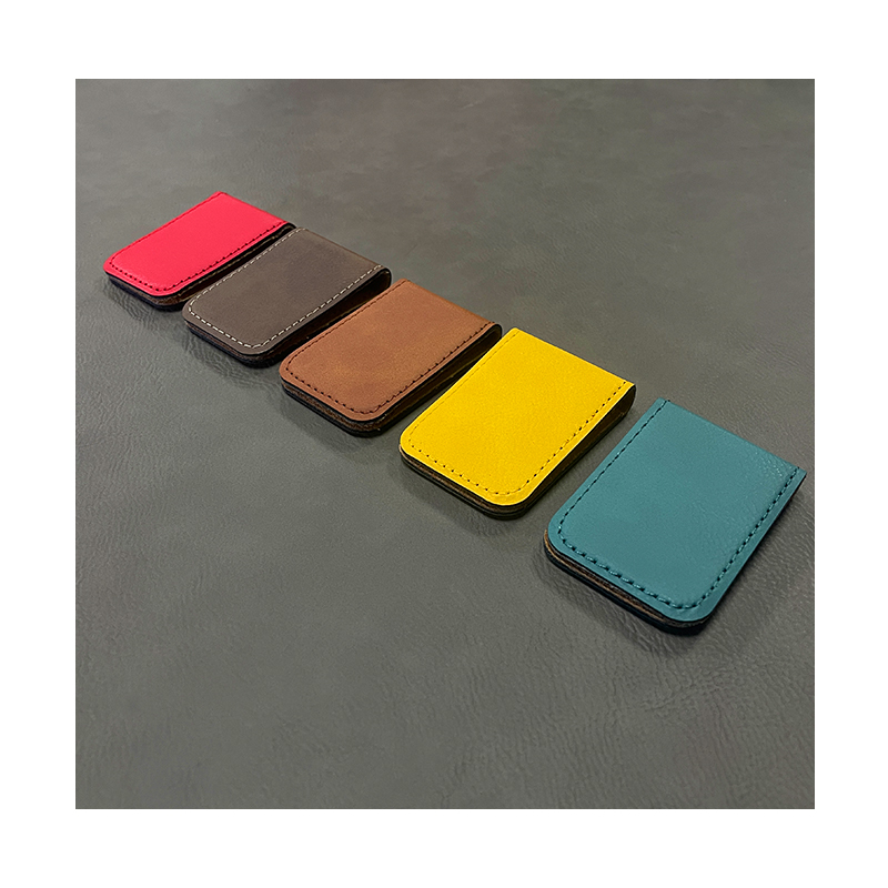 Laserbar konstläder Money Clip