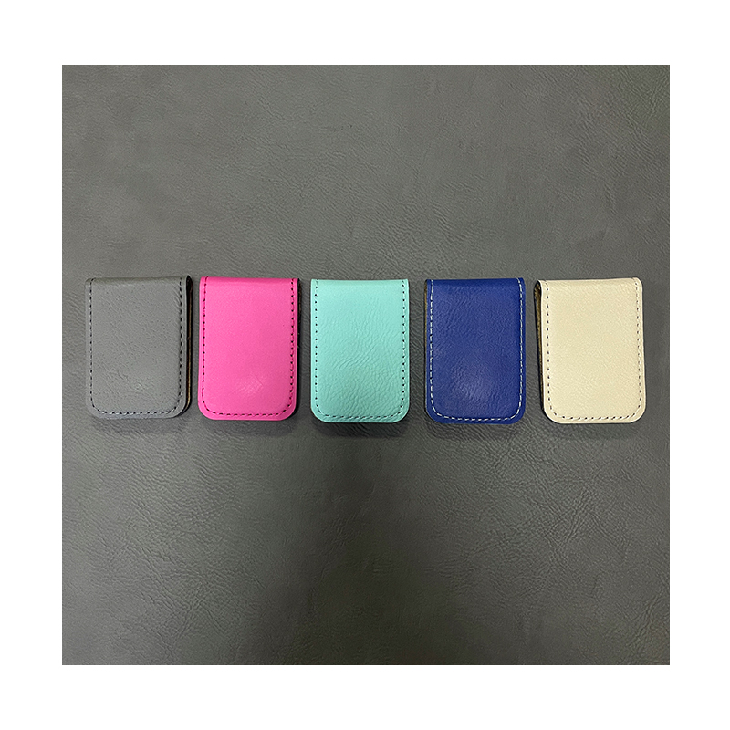 Laserbar konstläder Money Clip