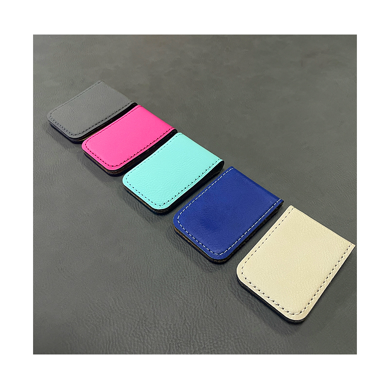 Laserbar konstläder Money Clip