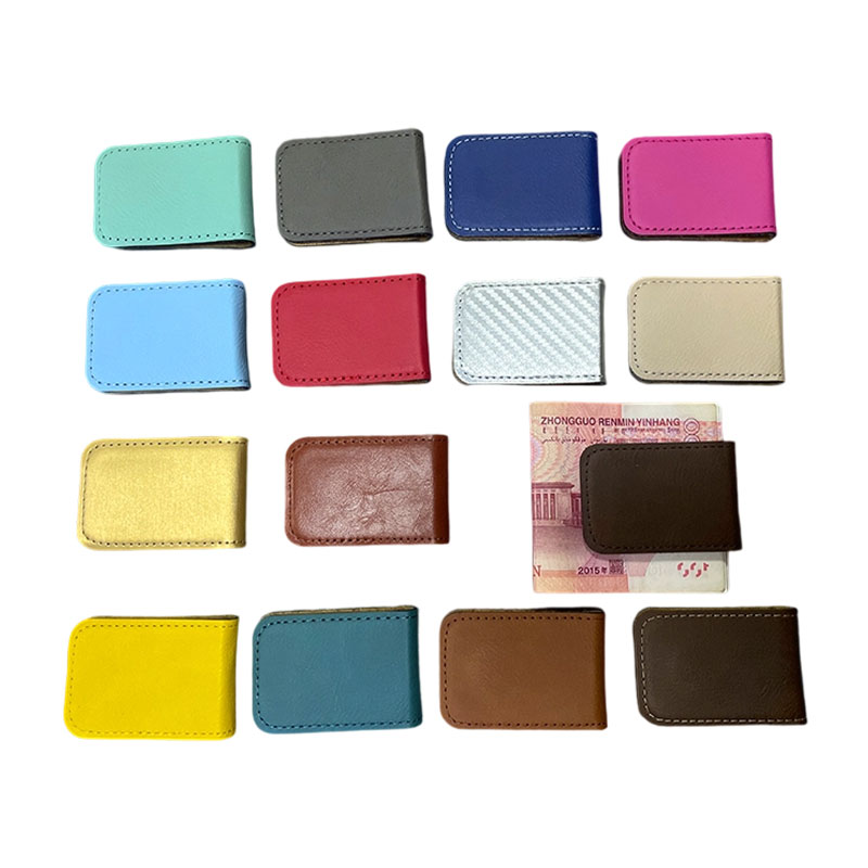 Laserbar konstläder Money Clip