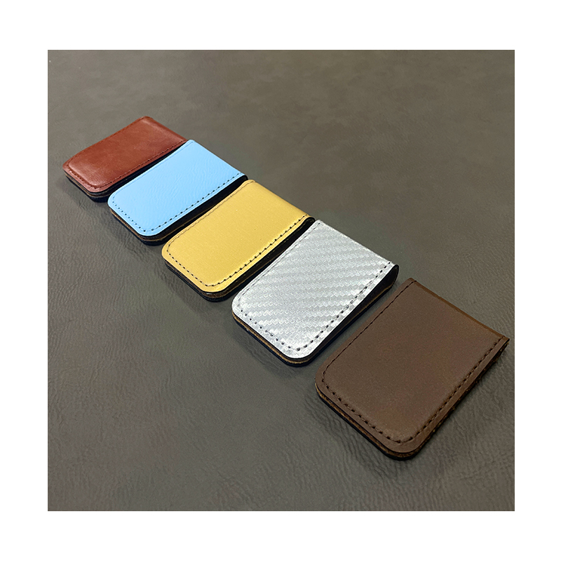 Laserbar konstläder Money Clip
