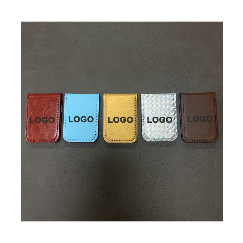 Laserbar konstläder Money Clip