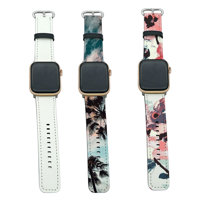 Sublimation PU Läder Apple iWatch Band för Series 4/5-40mm