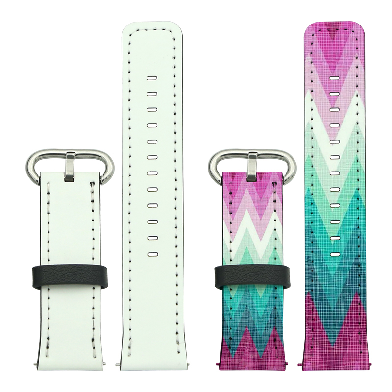 Sublimering PU Läder Samsung/Huawei klockarmband 20mm