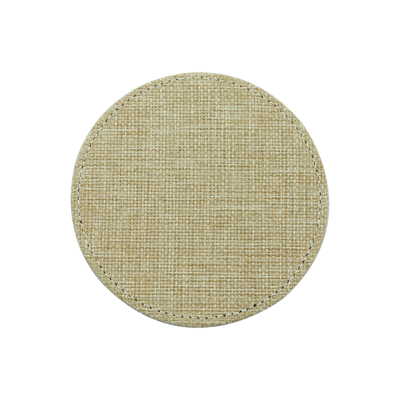 Sublimation Jute Coaster-Round Sublimation Jute Coaster-Round