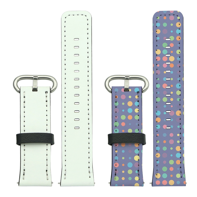 Sublimering PU Läder Samsung/Huawei klockarmband 20mm