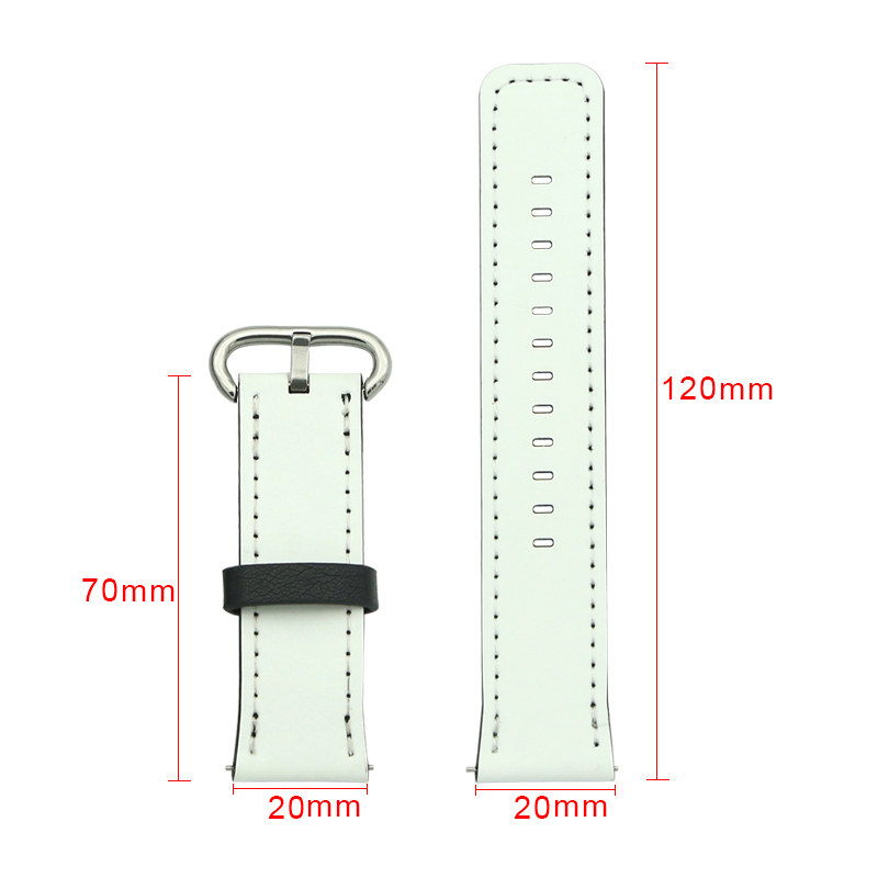 Sublimering PU Läder Samsung/Huawei klockarmband 20mm