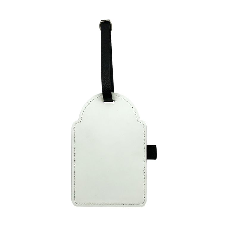 Sublimation Leatherette Golf Bag Tag with 3 Wooden Tees