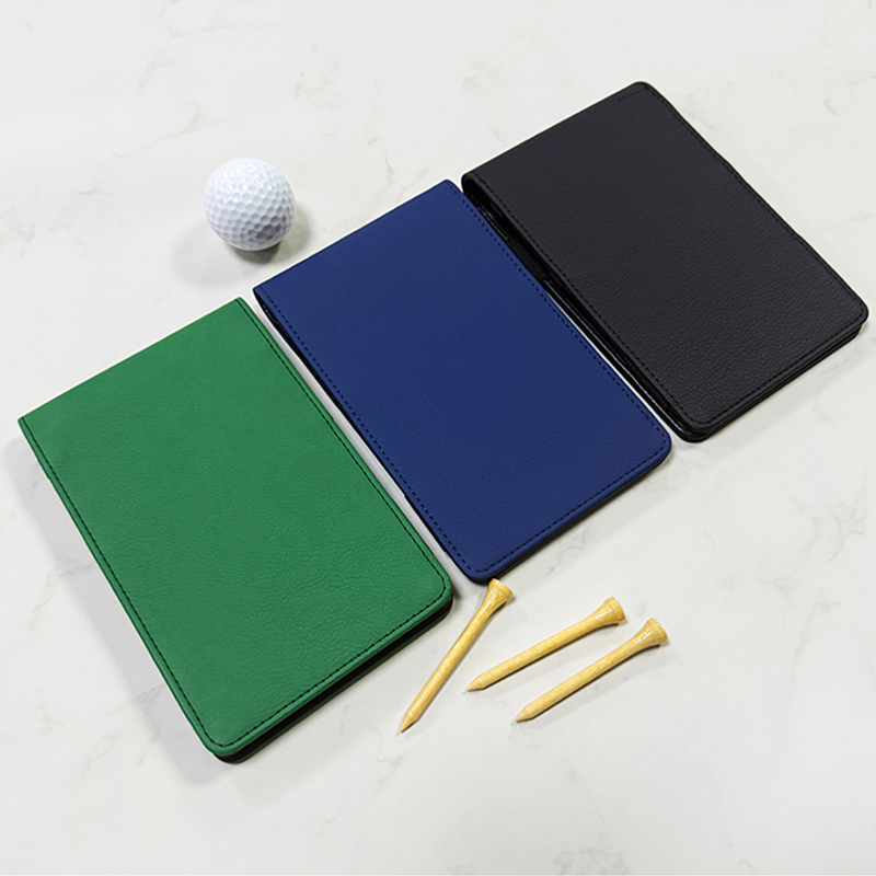 Sublimation Leatherette Golf Scorecard Hållare