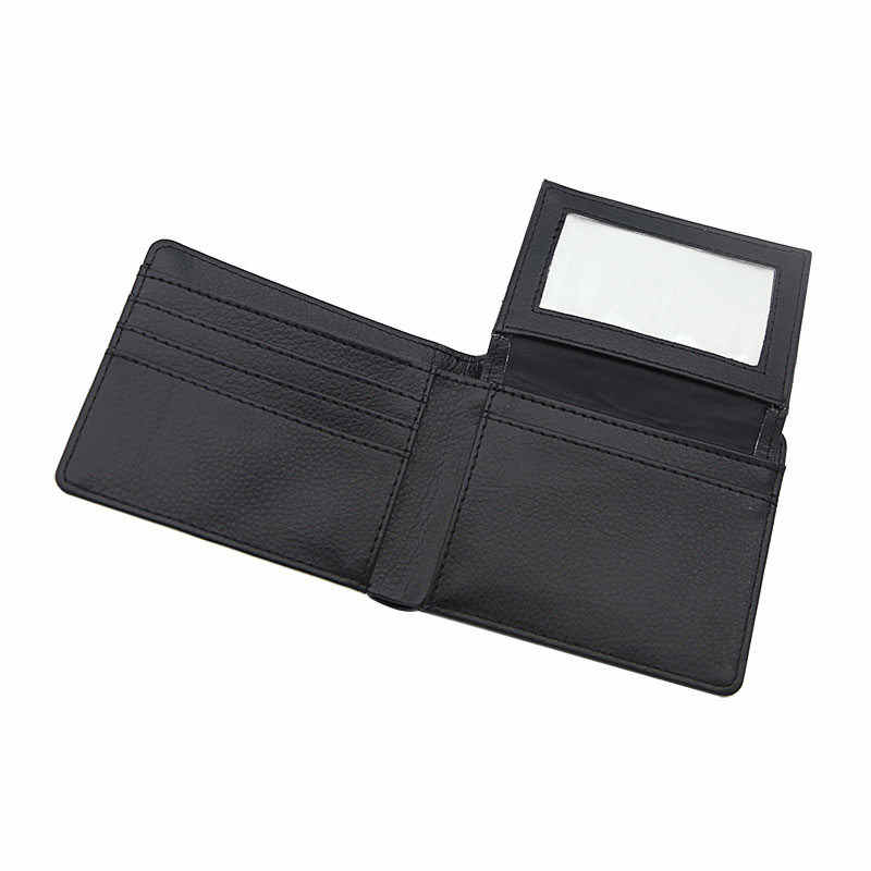 Sublimation Leather Bifold-plånbok för män med korthållare