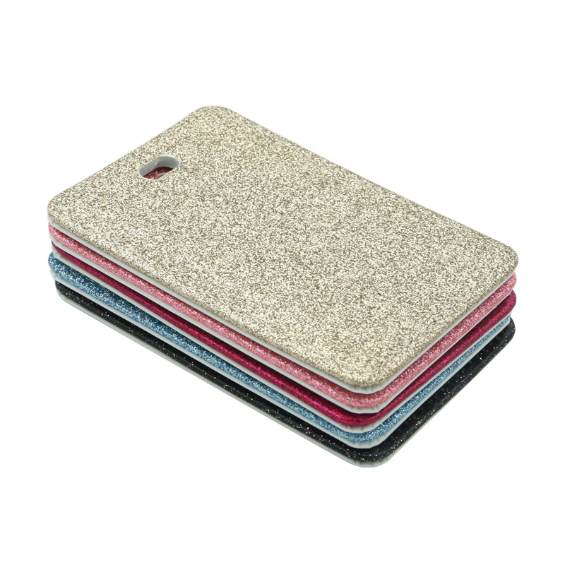 Sublimation Glitter Läder Bagage Tag-Singel Side Utskrivbar Sublimation Glitter Läder Bagage Tag-Singel Side Utskrivbar