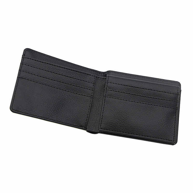 Sublimation Leather Bifold-plånbok för män med korthållare