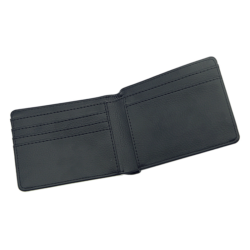 Sublimation Leather Bifold plånbok för män Sublimation Leather Bifold plånbok för män