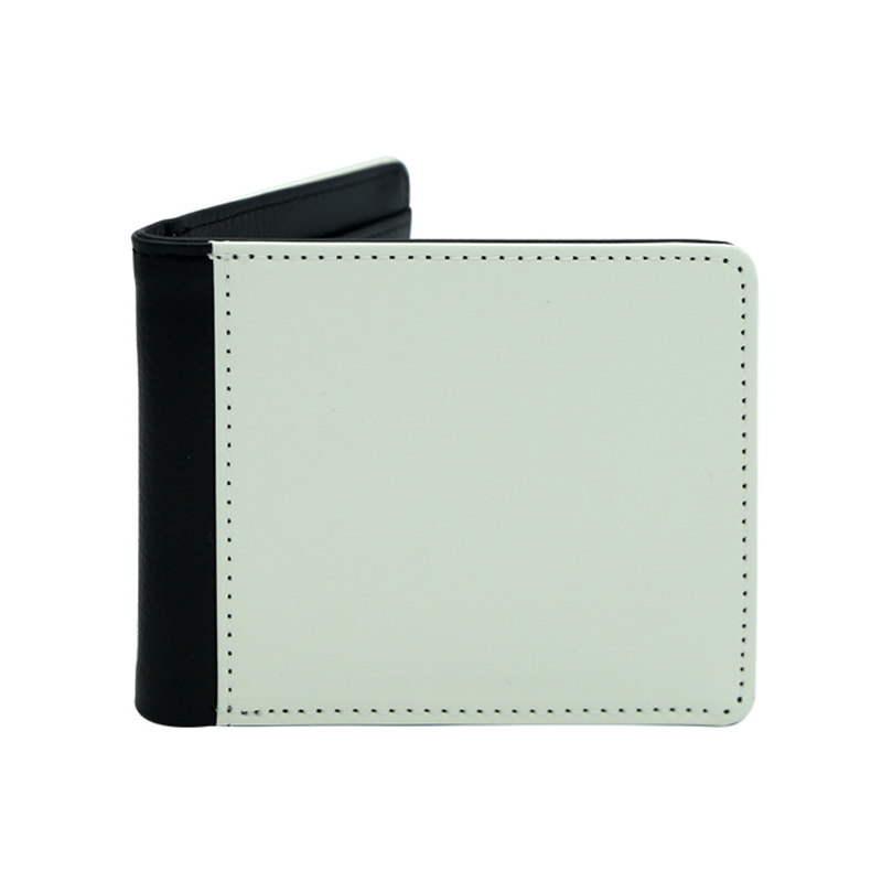 Sublimation Leather Bifold plånbok för män Sublimation Leather Bifold plånbok för män