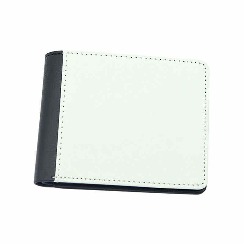 Sublimation Leather Bifold-plånbok för män med korthållare