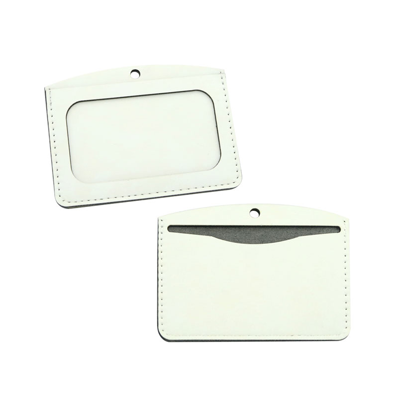 Sublimation Leatherette ID-märkehållare - Horisontellt dubbelt kortlager Sublimation Leatherette ID-märkehållare - Horisontellt dubbelt kortlager