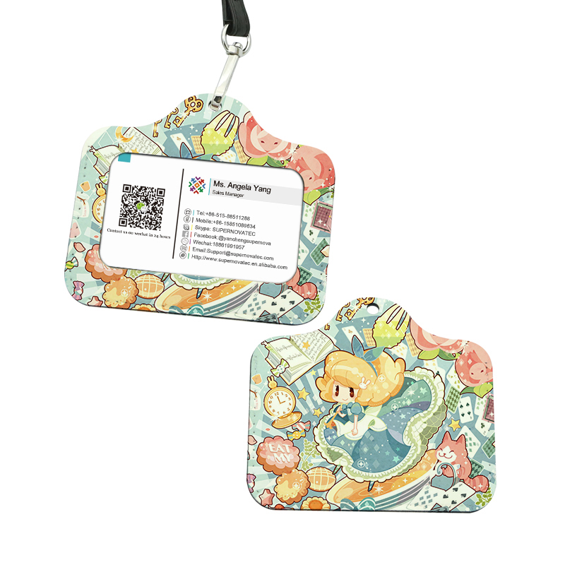 Sublimation Leatherette ID Badge Hållare - Horisontell Sublimation Leatherette ID Badge Hållare - Horisontell