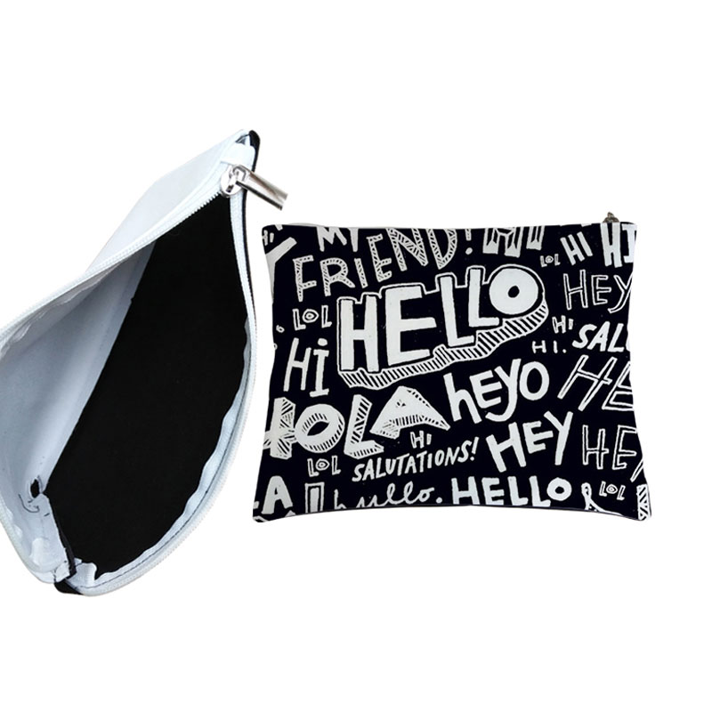 Sublimation Tyg Kosmetikväska/pennväska - L Storlek