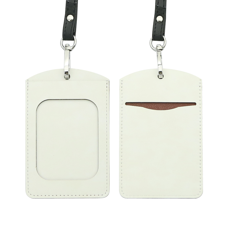 Sublimation Leatherette ID-bricka-hållare - rakt dubbelt kortlager Sublimation Leatherette ID-bricka-hållare - rakt dubbelt kortlager