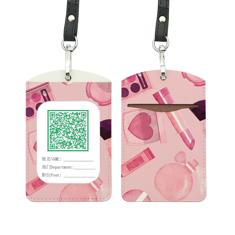 Sublimation Leatherette ID-bricka-hållare - rakt dubbelt kortlager Sublimation Leatherette ID-bricka-hållare - rakt dubbelt kortlager